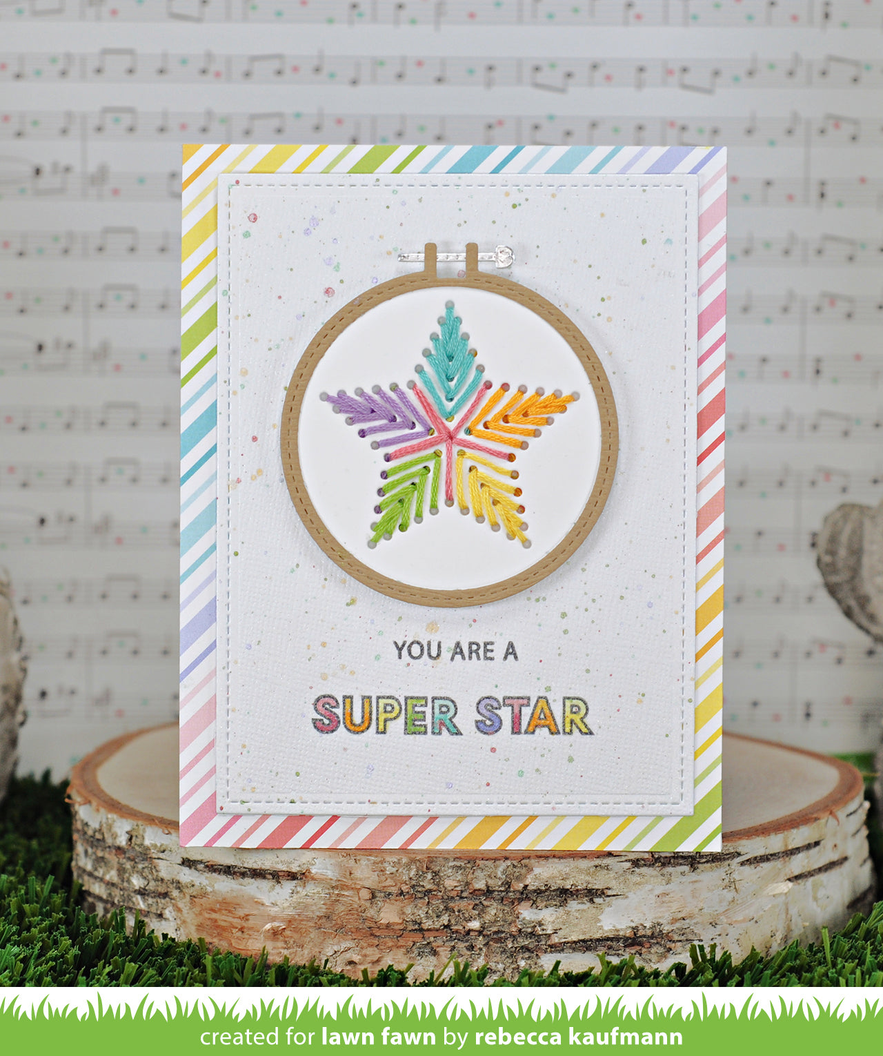 embroidery hoop star add-on