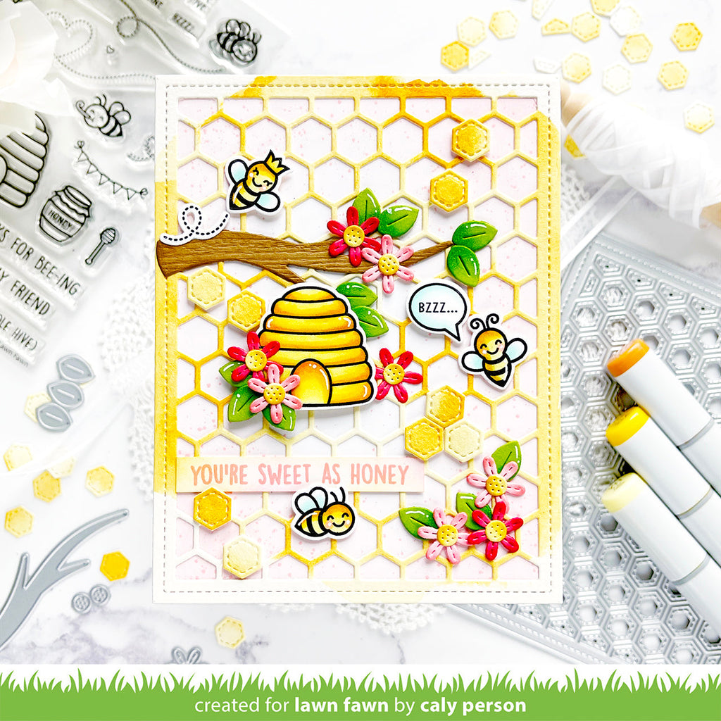 honeycomb backdrop
