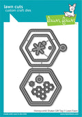 honeycomb shaker gift tag