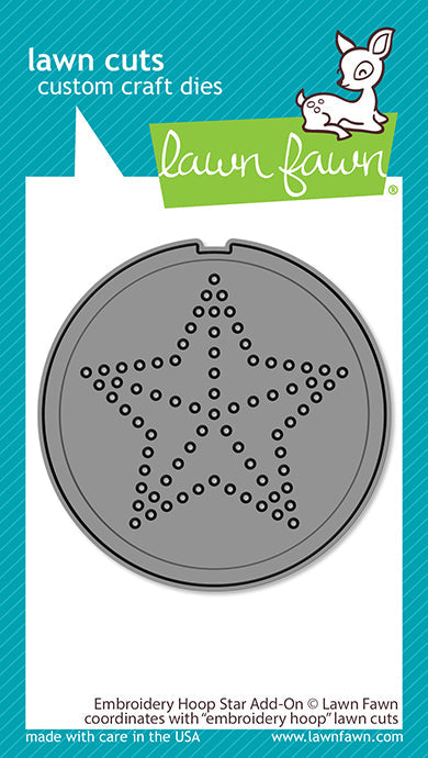 embroidery hoop star add-on