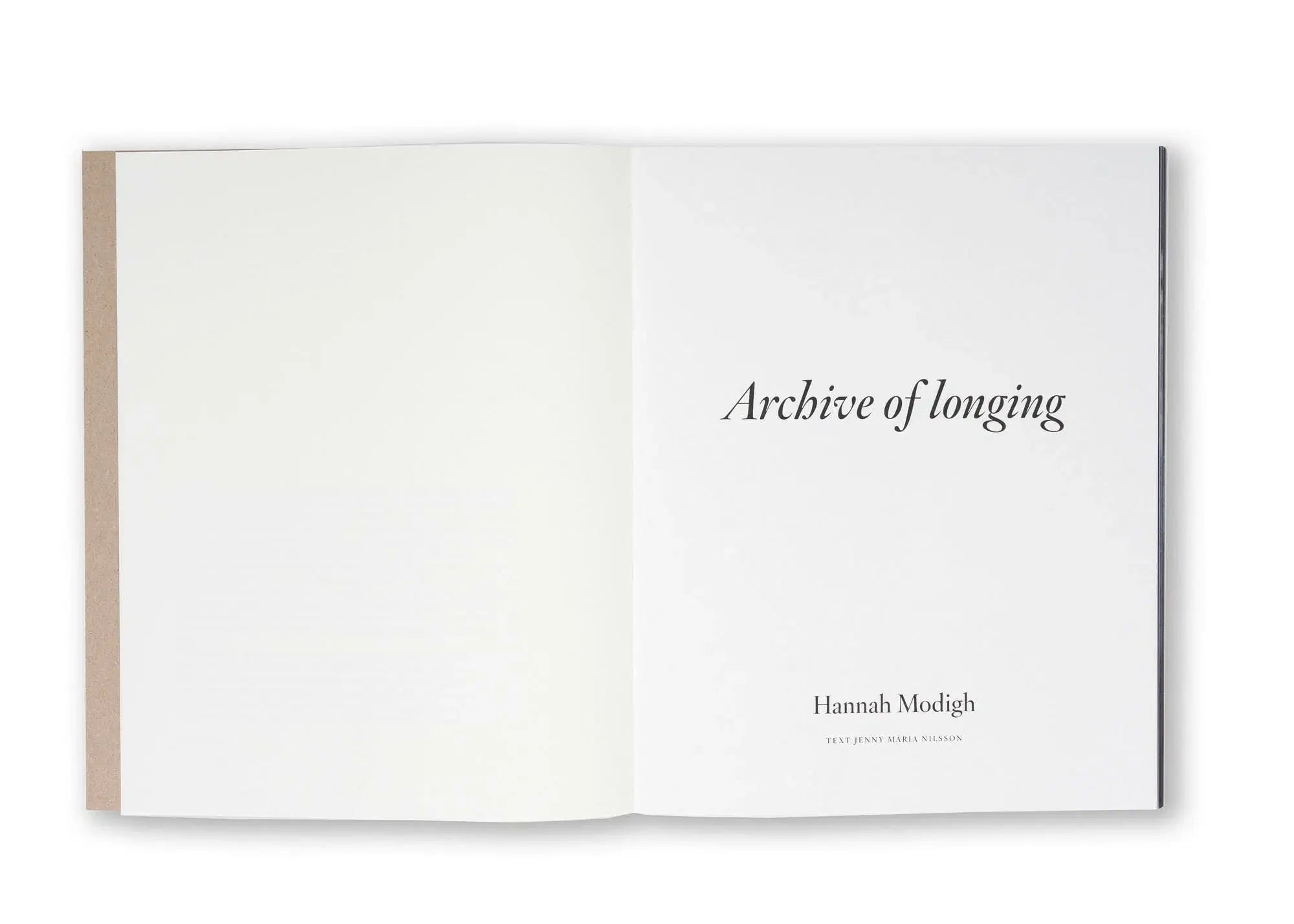 Archive of Longing - signed copy