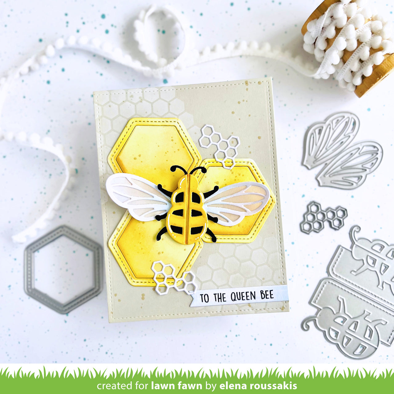 honeycomb backdrop