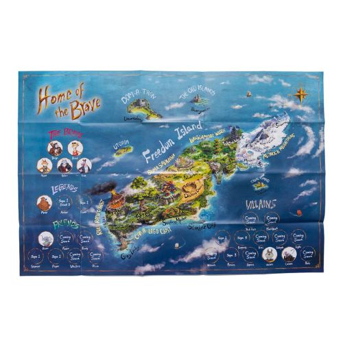 SAGA 3 Map and Sticker Bundle