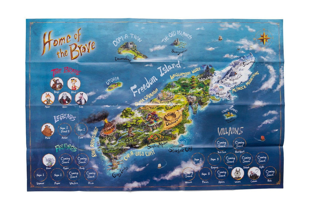 SAGA 1 Map and Sticker Bundle